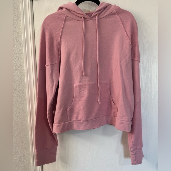 LoveShackFancy Dusty Rose Hoodie - Picture 1 of 4
